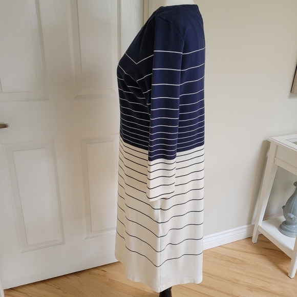 [M] Brooks Brothers Dress Blue and Cream - Picture 8 of 16